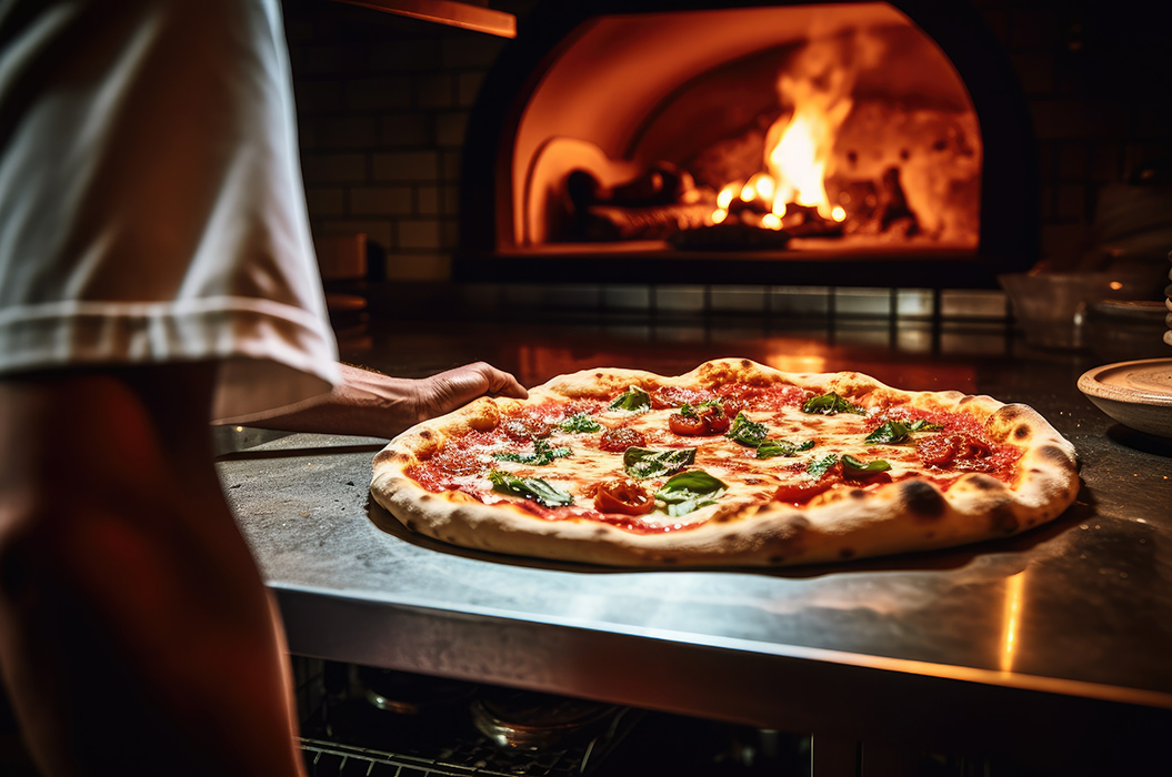 Steinofen Pizza bei Italiener in Oberhausen